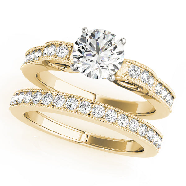 Single Row Prong Set Diamond Engagement Ring · 0.16 ct tw