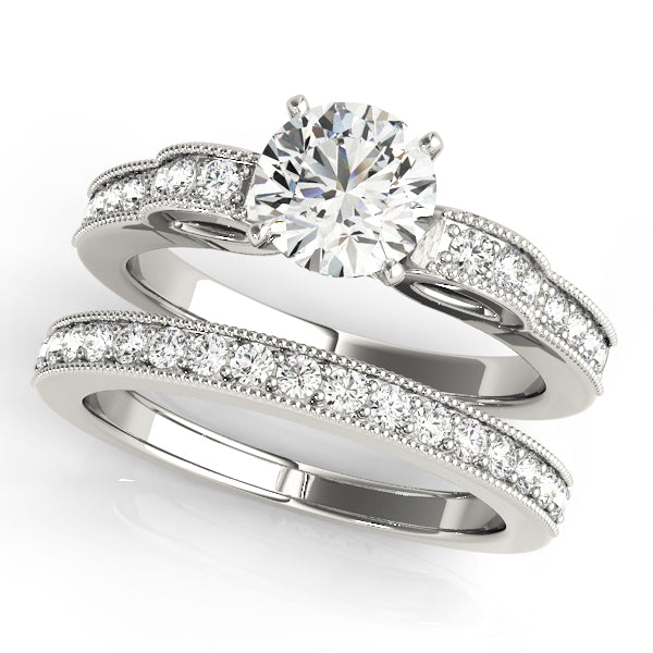 Single Row Prong Set Diamond Engagement Ring · 0.16 ct tw