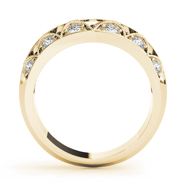 Curved Diamond Wedding Band · 0.17 ct tw