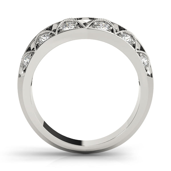 Curved Diamond Wedding Band · 0.17 ct tw