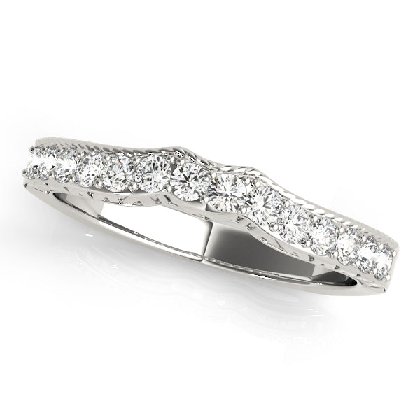 Curved Diamond Wedding Band · 0.28 ct tw