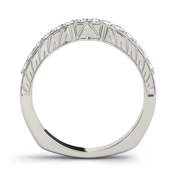 Curved Diamond Wedding Band · 0.28 ct tw