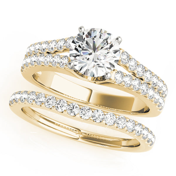 Multi-Row Diamond Engagement Ring · 0.48 ct tw