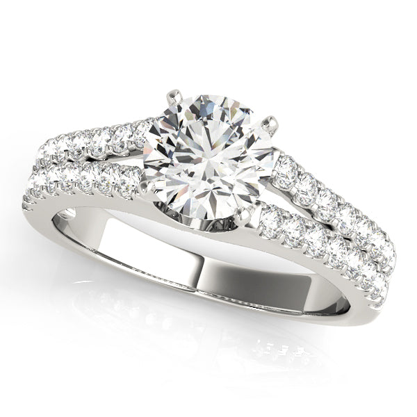 Multi-Row Diamond Engagement Ring · 0.48 ct tw