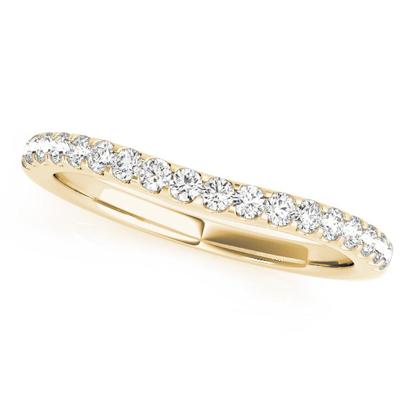 Curved Diamond Wedding Band · 0.27 ct tw