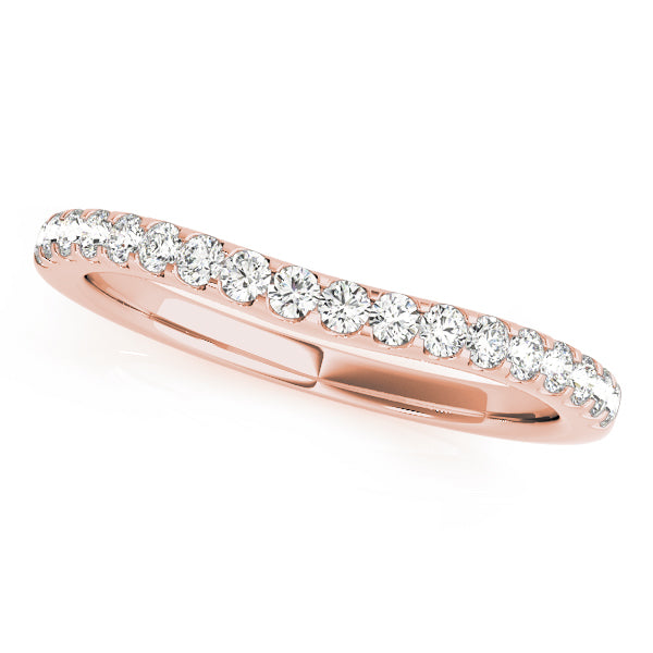 Curved Diamond Wedding Band · 0.27 ct tw