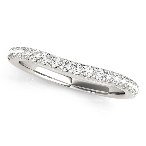 Curved Diamond Wedding Band · 0.27 ct tw