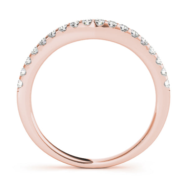 Curved Diamond Wedding Band · 0.27 ct tw