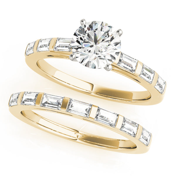 Baguette Fancy Shape Diamond Engagement Ring · 0.54 ct tw