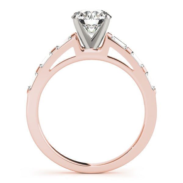 Baguette Fancy Shape Diamond Engagement Ring · 0.54 ct tw