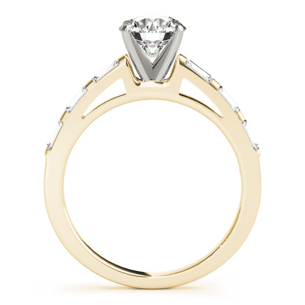 Baguette Fancy Shape Diamond Engagement Ring · 0.54 ct tw