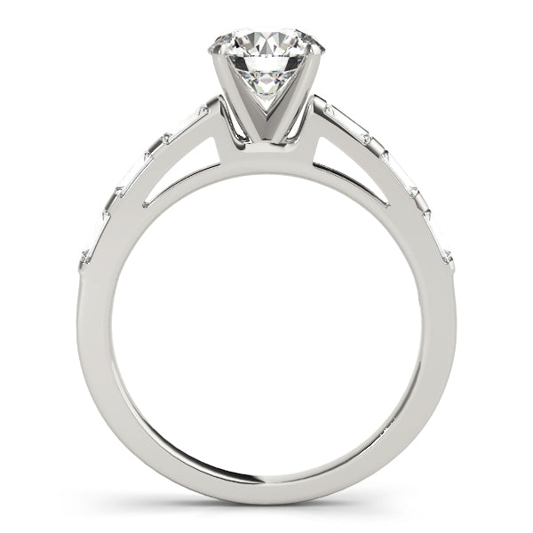 Baguette Fancy Shape Diamond Engagement Ring · 0.54 ct tw