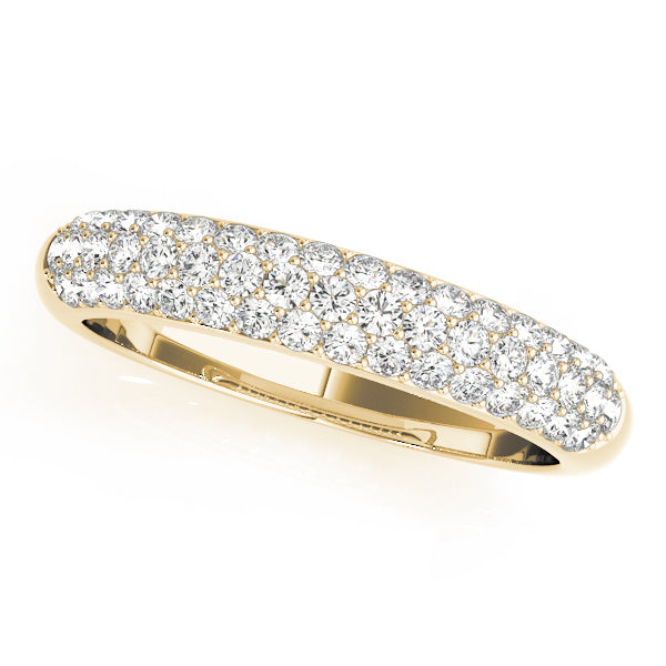 Pave Diamond Wedding Band · 0.46 ct tw