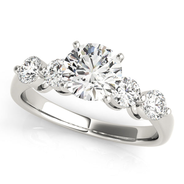 Single Row Prong Set Diamond Engagement Ring · 0.60 ct tw