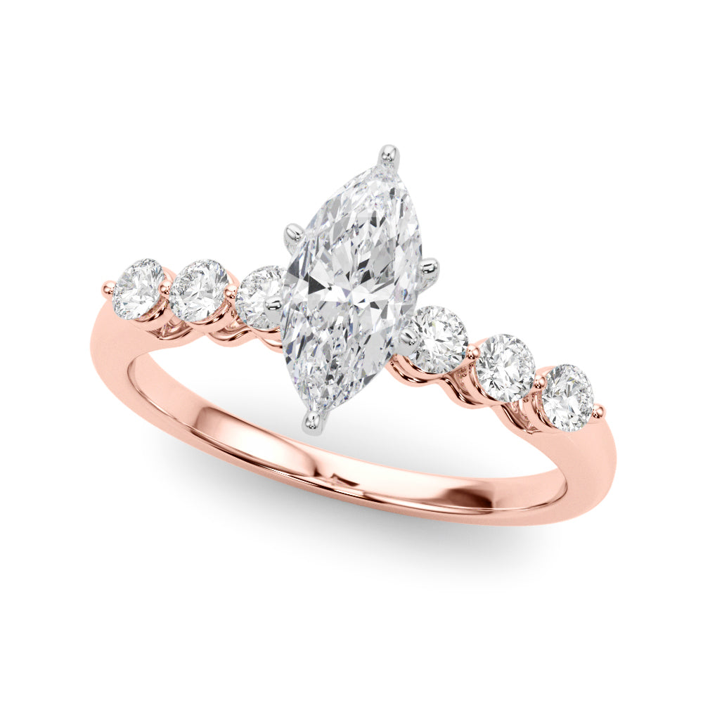 Single Row Prong Set Diamond Engagement Ring · 0.30 ct tw