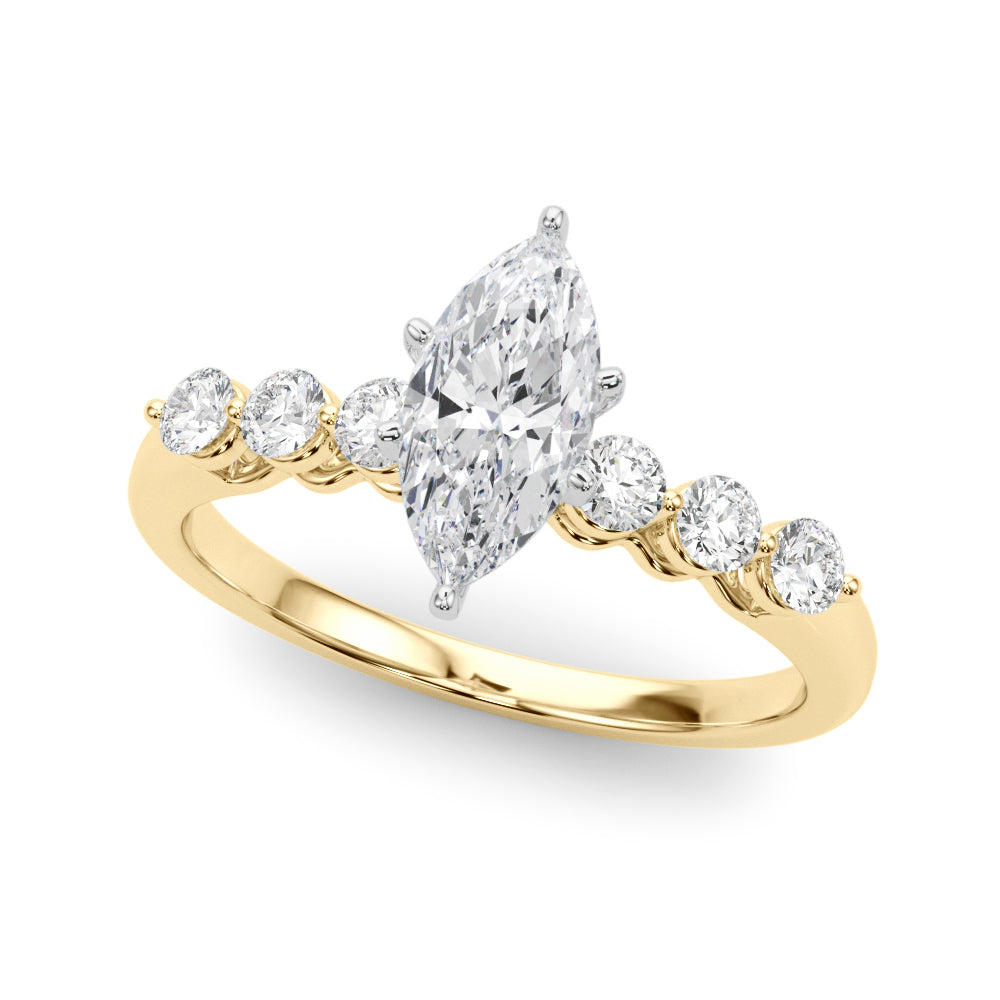 Single Row Prong Set Diamond Engagement Ring · 0.30 ct tw