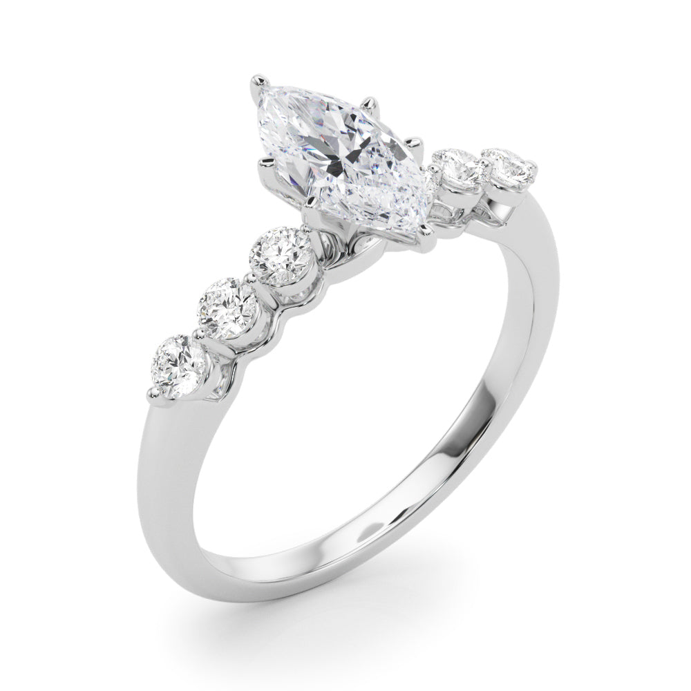 Single Row Prong Set Diamond Engagement Ring · 0.30 ct tw