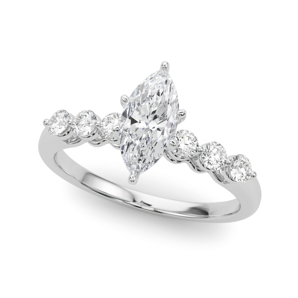Single Row Prong Set Diamond Engagement Ring · 0.30 ct tw