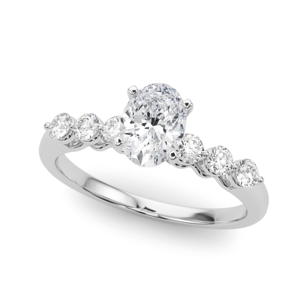 Single Row Prong Set Diamond Engagement Ring · 0.30 ct tw