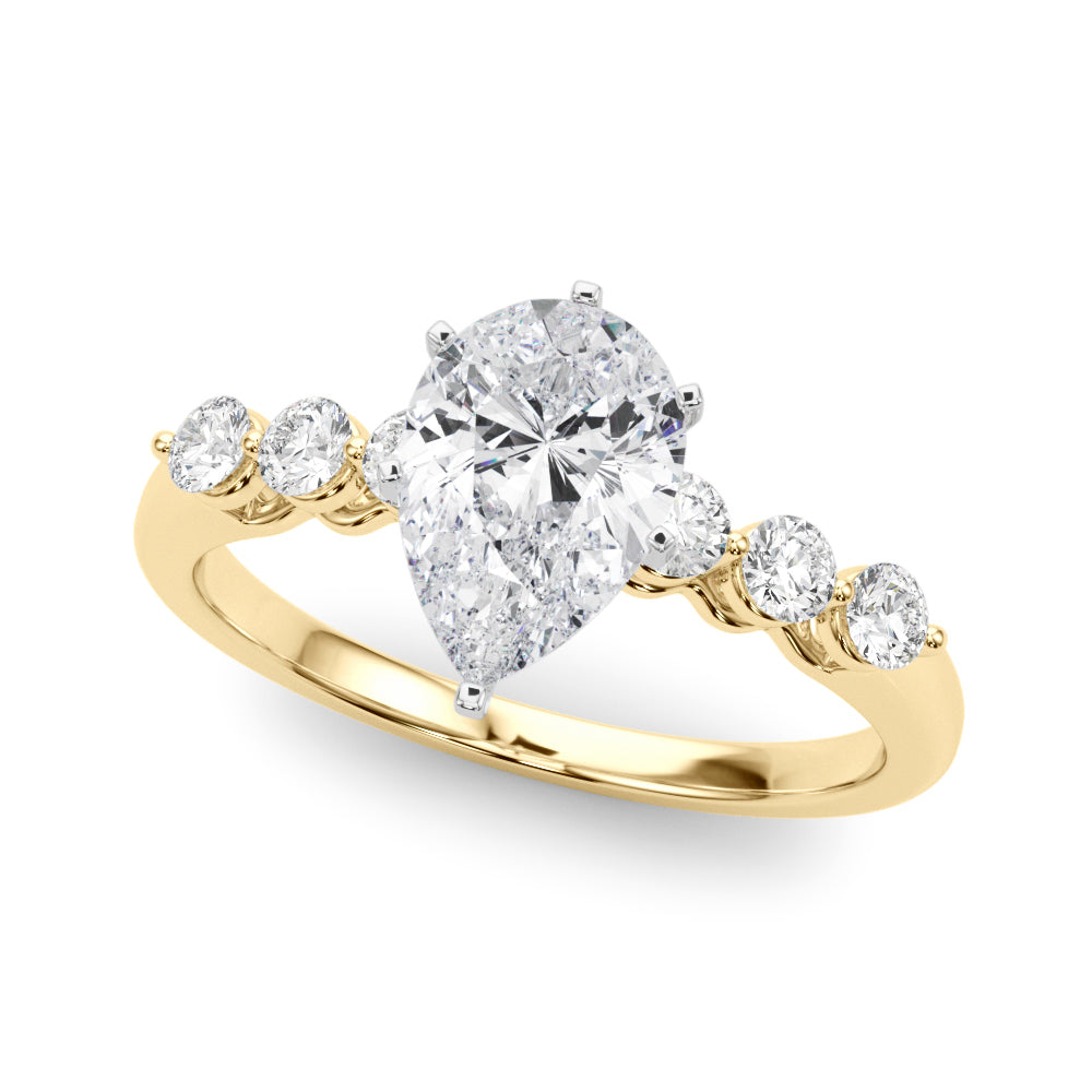 Single Row Prong Set Diamond Engagement Ring · 0.30 ct tw