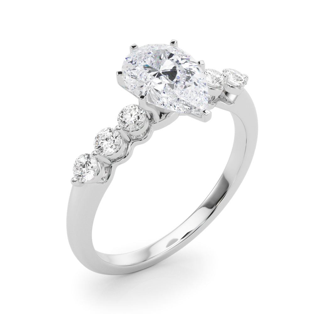 Single Row Prong Set Diamond Engagement Ring · 0.30 ct tw