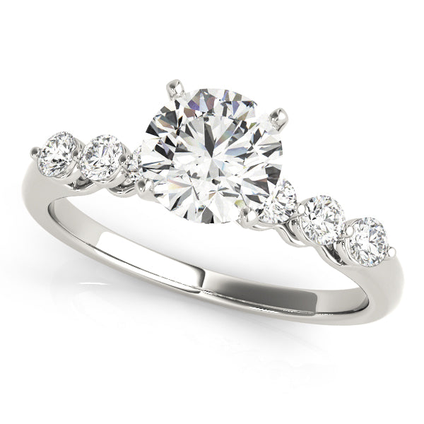 Single Row Prong Set Diamond Engagement Ring · 0.60 ct tw