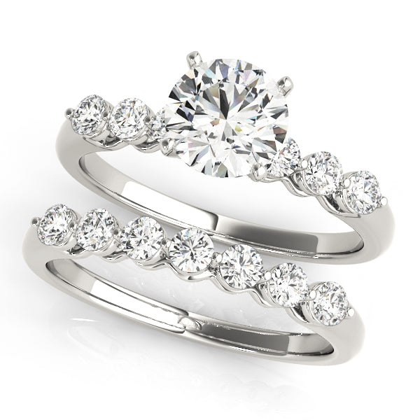 Single Row Prong Set Diamond Engagement Ring · 0.60 ct tw