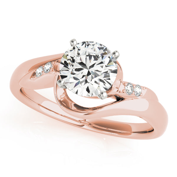 Bypass Diamond Engagement Ring · 0.04 ct tw