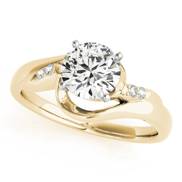 Bypass Diamond Engagement Ring · 0.04 ct tw