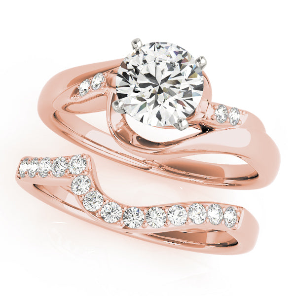 Bypass Diamond Engagement Ring · 0.04 ct tw