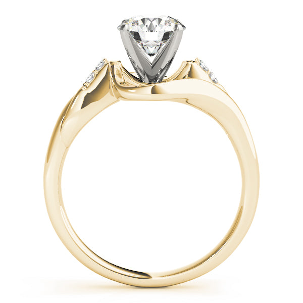 Bypass Diamond Engagement Ring · 0.04 ct tw