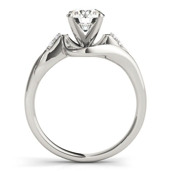 Bypass Diamond Engagement Ring · 0.04 ct tw