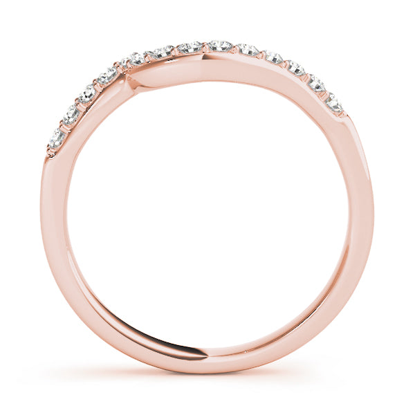 Curved Diamond Wedding Band · 0.21 ct tw