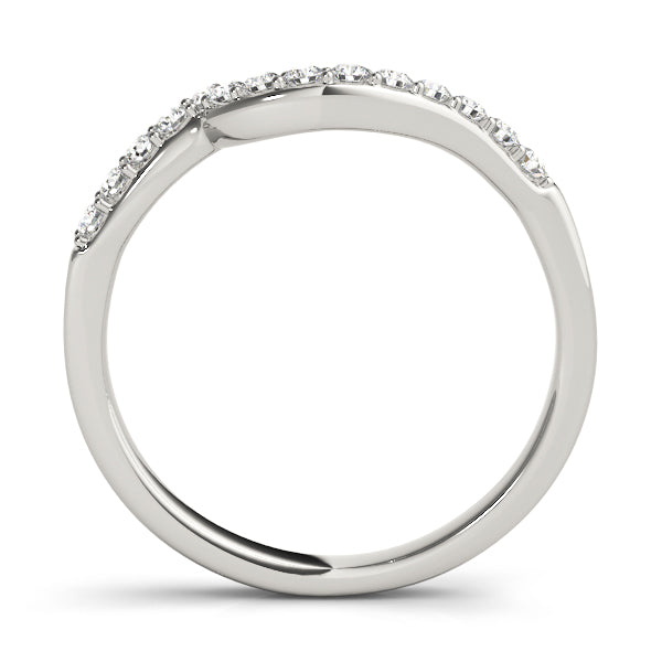 Curved Diamond Wedding Band · 0.21 ct tw