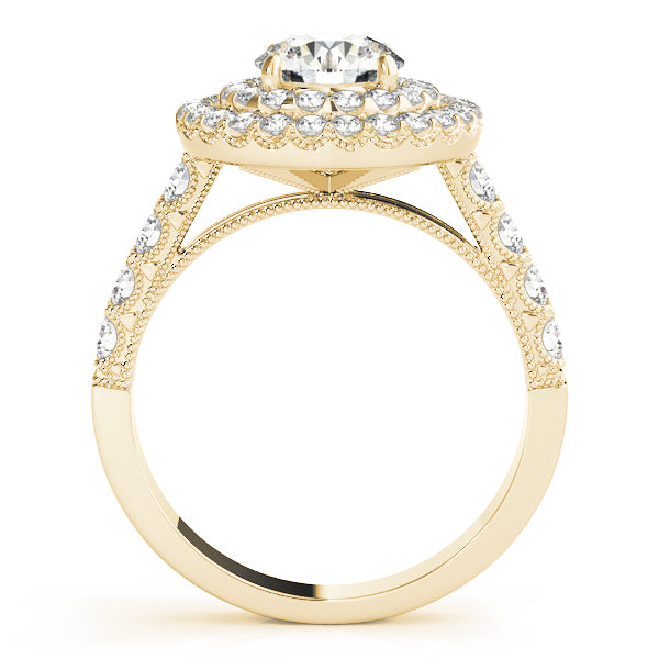 Round Halo Diamond Engagement Ring · 2.03 ct tw