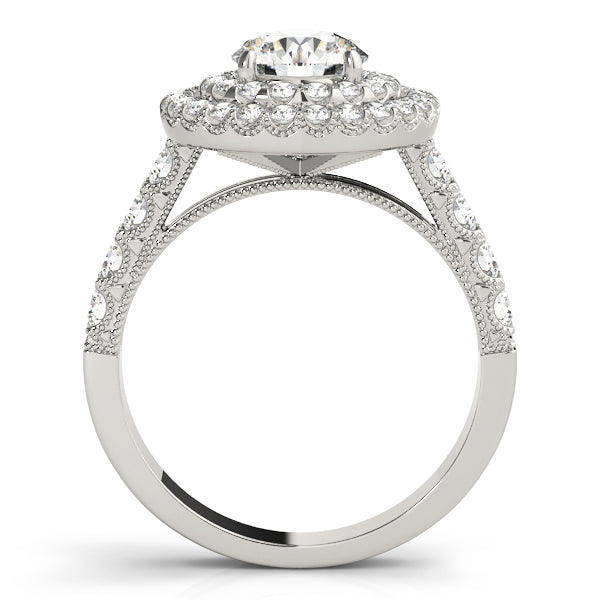 Round Halo Diamond Engagement Ring · 2.37 ct tw
