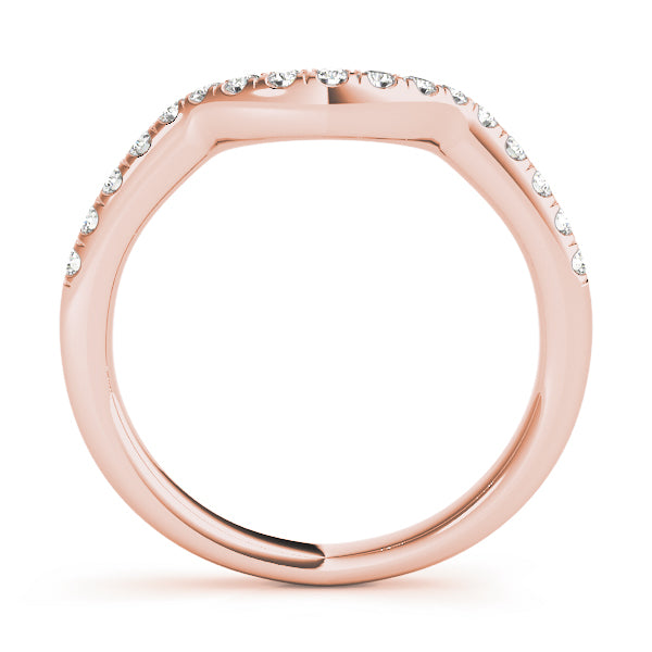 Curved Diamond Wedding Band · 0.18 ct tw
