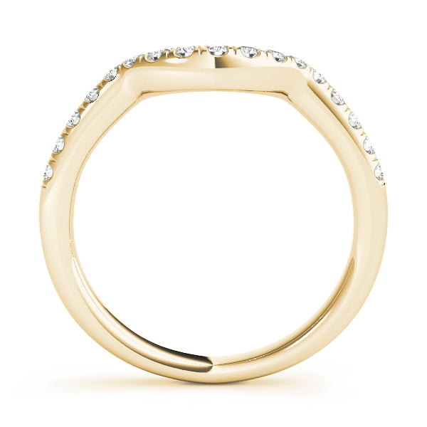 Curved Diamond Wedding Band · 0.20 ct tw
