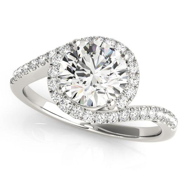 Round Bypass Diamond Engagement Ring · 1.67 ct tw