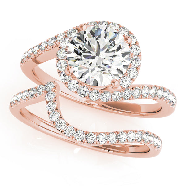 Round Bypass Diamond Engagement Ring · 1.67 ct tw
