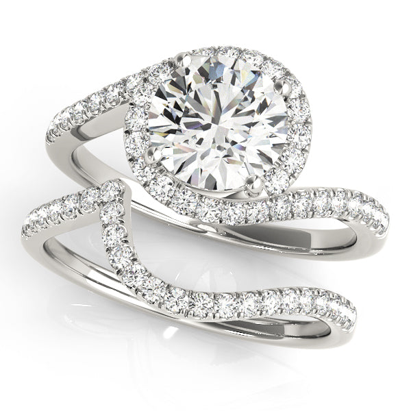 Round Bypass Diamond Engagement Ring · 1.67 ct tw