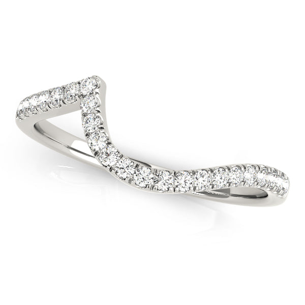 Curved Diamond Wedding Band · 0.17 ct tw