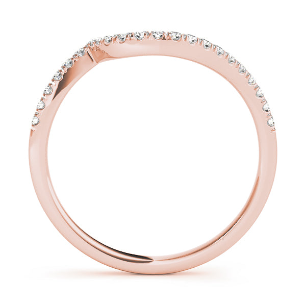 Curved Diamond Wedding Band · 0.17 ct tw