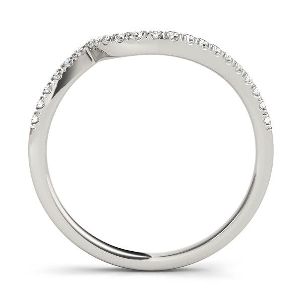 Curved Diamond Wedding Band · 0.17 ct tw