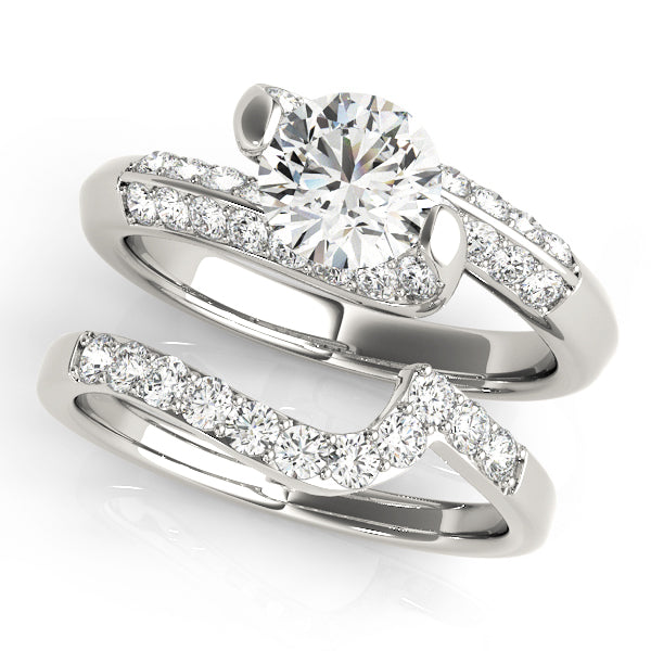 Multi-Row Diamond Engagement Ring · 0.44 ct tw