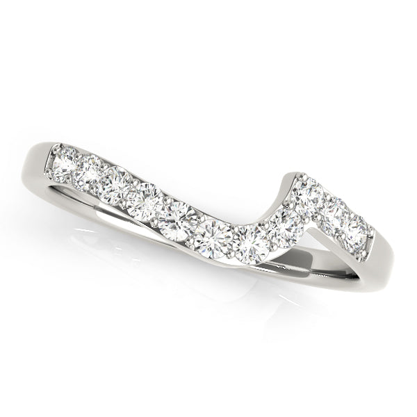 Curved Diamond Wedding Band · 0.22 ct tw