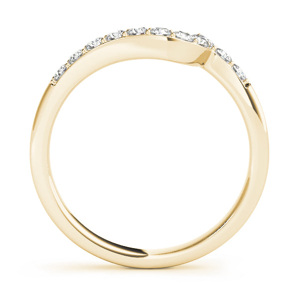 Curved Diamond Wedding Band · 0.22 ct tw