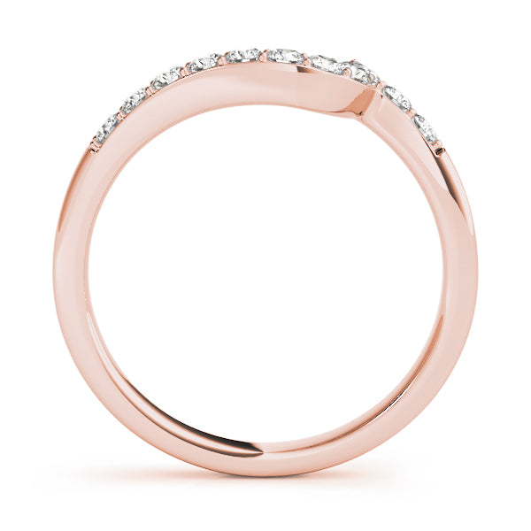 Curved Diamond Wedding Band · 0.22 ct tw