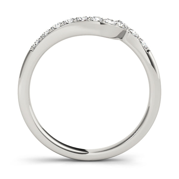 Curved Diamond Wedding Band · 0.22 ct tw