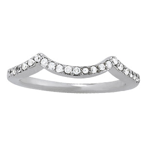 Curved Diamond Wedding Band · 0.23 ct tw